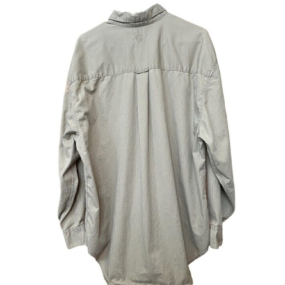 Duck Head Men's Shirt Long Sleeve Button Up Beige Size XL #A1154 - Picture 3 of 6